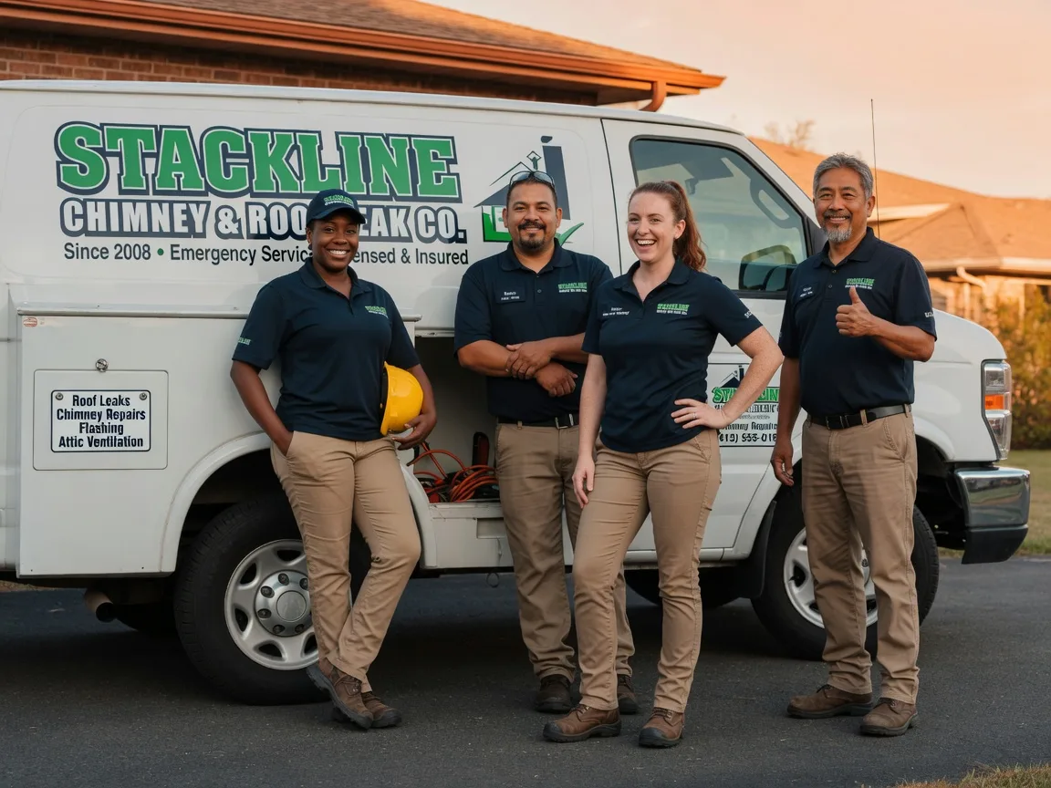 Chimney flashing repair company in Rapid City, MI